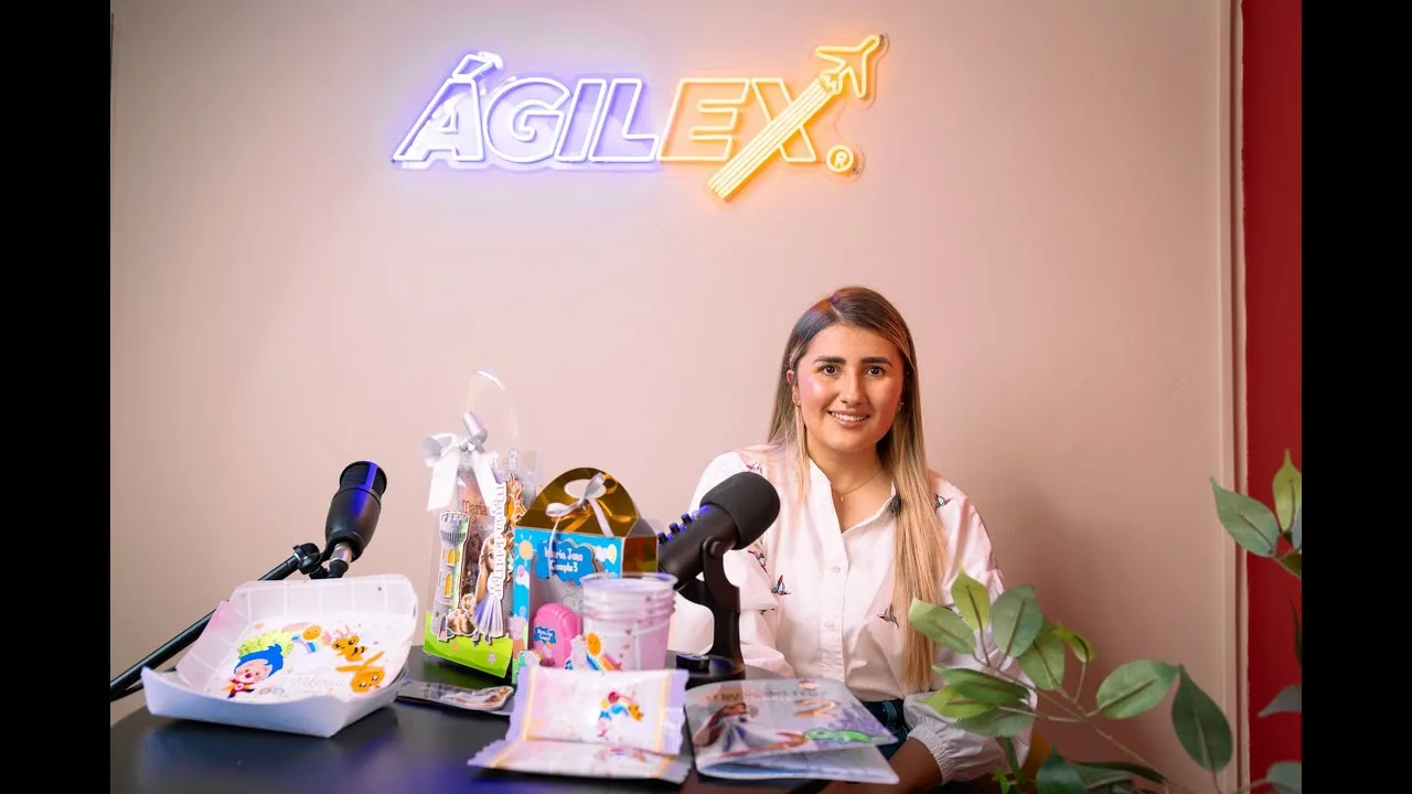 Katerin Castaño participando en el Ágilpodcast de Ágilex sobre logística internacional