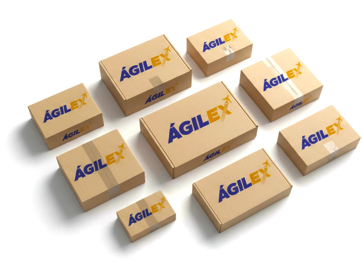 Varias cajas de Ágilex organizadas