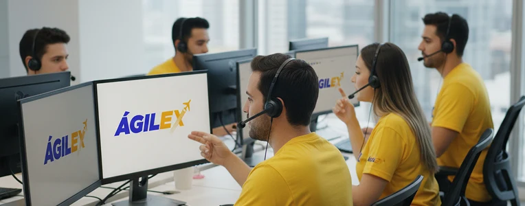 Equipo de atención al cliente de Ágilex gestionando logística para e-commerce